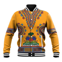 Personalized Haiti Dashiki Baseball Jacket - Wonder Print Shop