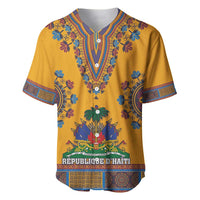 Personalized Haiti Dashiki Baseball Jersey - Wonder Print Shop