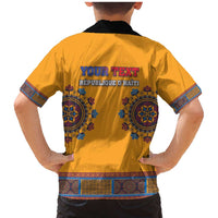 Personalized Haiti Dashiki Family Matching Mermaid Dress and Hawaiian Shirt - Wonder Print Shop