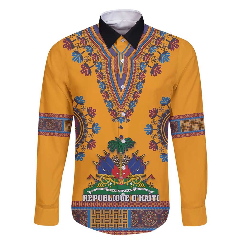 Personalized Haiti Dashiki Family Matching Mermaid Dress and Hawaiian Shirt - Wonder Print Shop