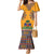 Personalized Haiti Dashiki Family Matching Mermaid Dress and Hawaiian Shirt - Wonder Print Shop