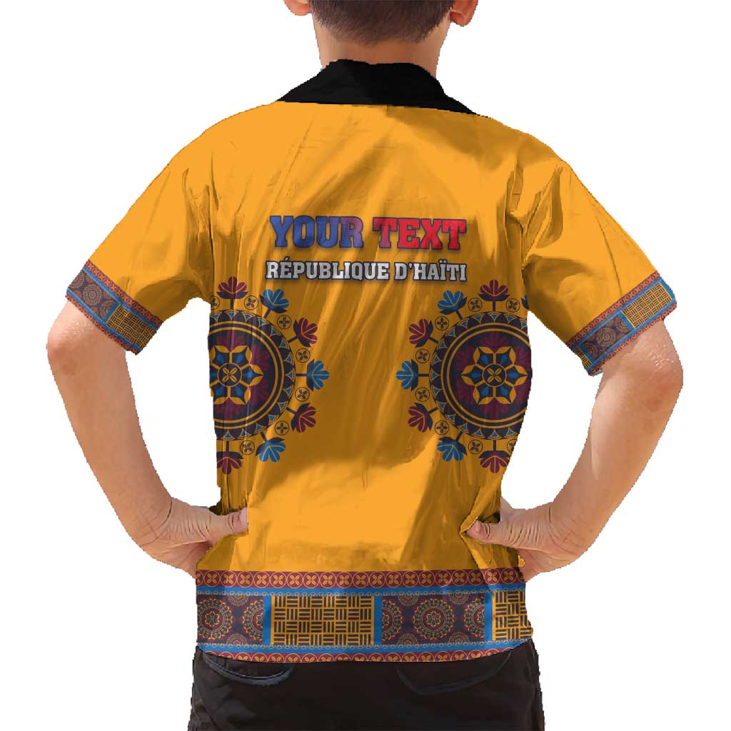 Personalized Haiti Dashiki Family Matching Off Shoulder Maxi Dress and Hawaiian Shirt - Wonder Print Shop