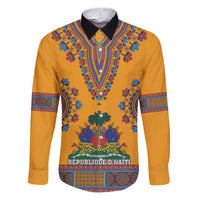 Personalized Haiti Dashiki Family Matching Puletasi and Hawaiian Shirt - Wonder Print Shop