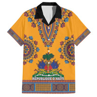 Personalized Haiti Dashiki Family Matching Short Sleeve Bodycon Dress and Hawaiian Shirt - Wonder Print Shop