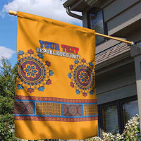 Personalized Haiti Dashiki Garden Flag - Wonder Print Shop