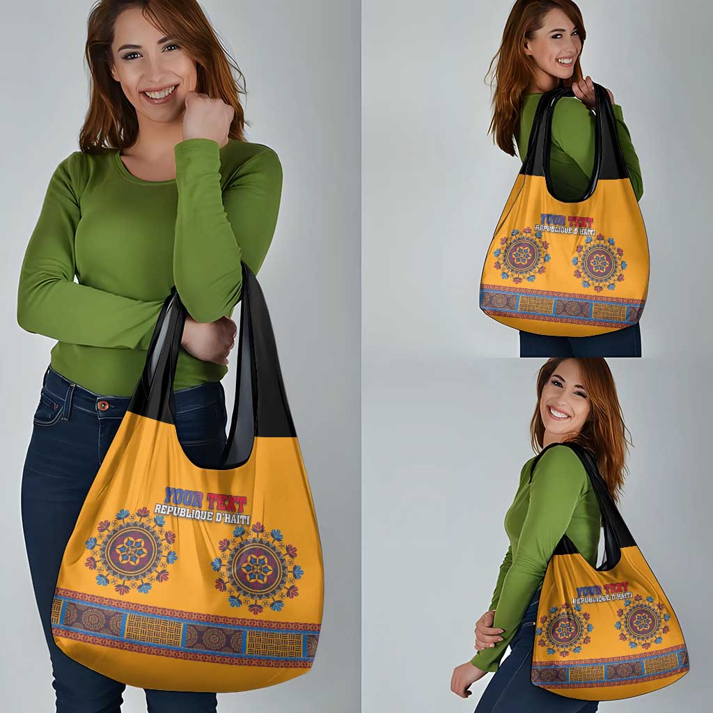 Personalized Haiti Dashiki Grocery Bag
