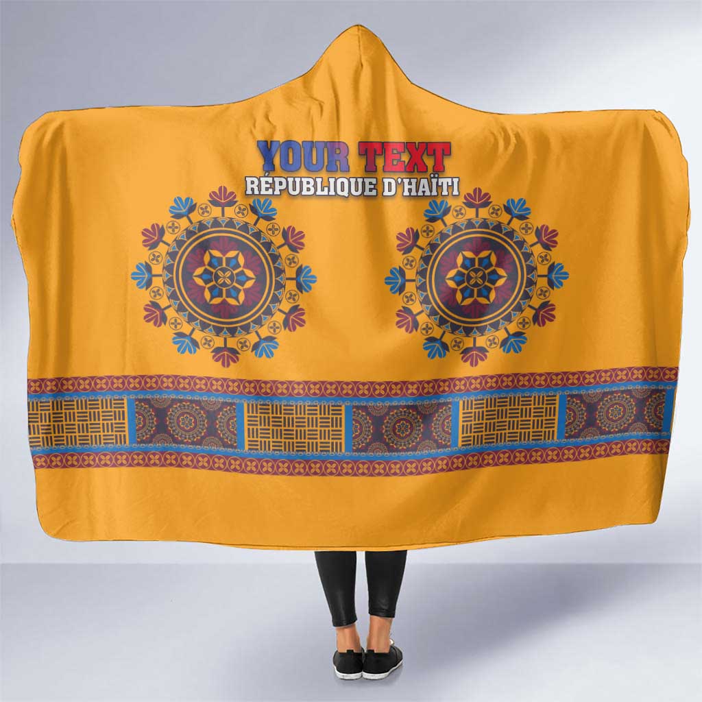 Personalized Haiti Dashiki Hooded Blanket