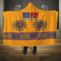 Personalized Haiti Dashiki Hooded Blanket