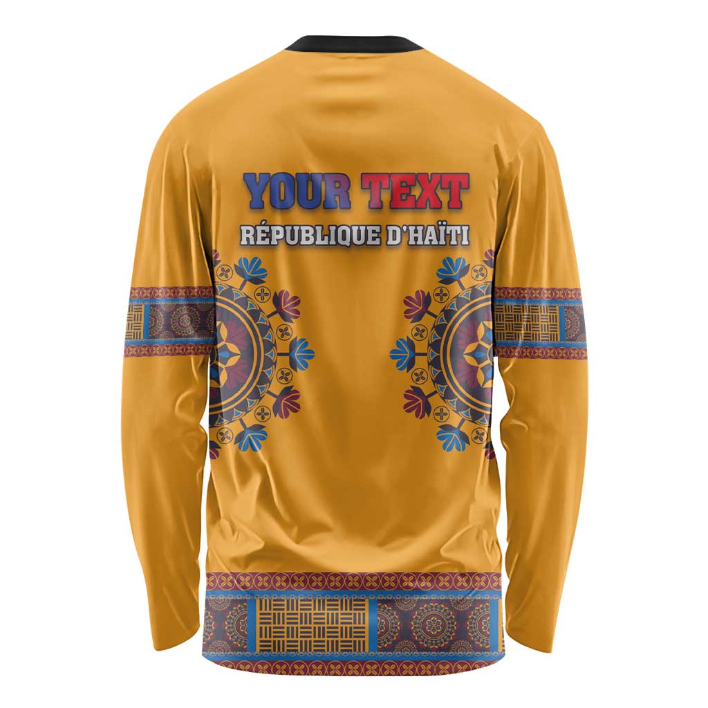 Personalized Haiti Dashiki Long Sleeve Shirt - Wonder Print Shop