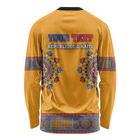 Personalized Haiti Dashiki Long Sleeve Shirt - Wonder Print Shop