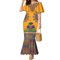 Personalized Haiti Dashiki Mermaid Dress - Wonder Print Shop