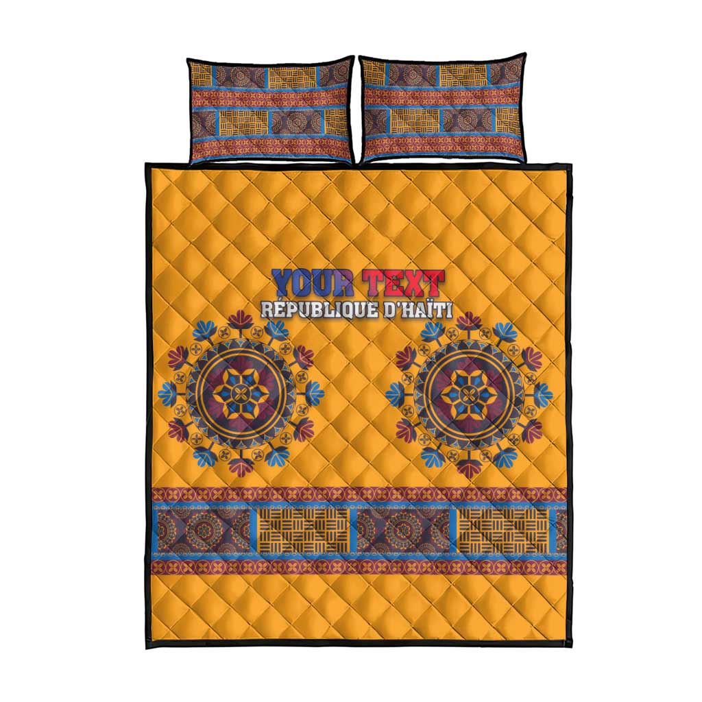 Personalized Haiti Dashiki Quilt Bed Set - Wonder Print Shop