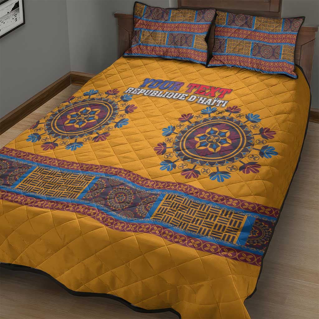 Personalized Haiti Dashiki Quilt Bed Set - Wonder Print Shop