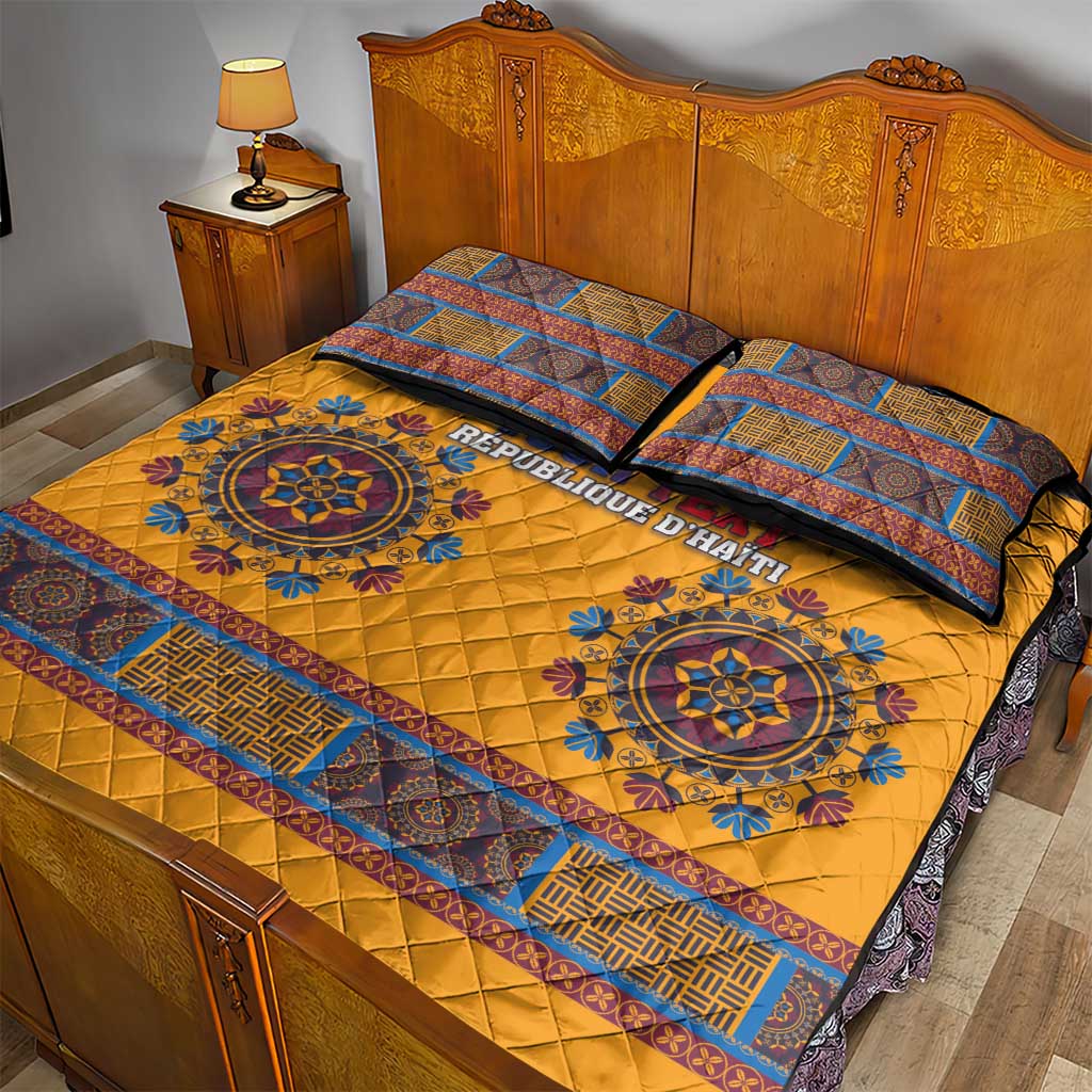 Personalized Haiti Dashiki Quilt Bed Set - Wonder Print Shop