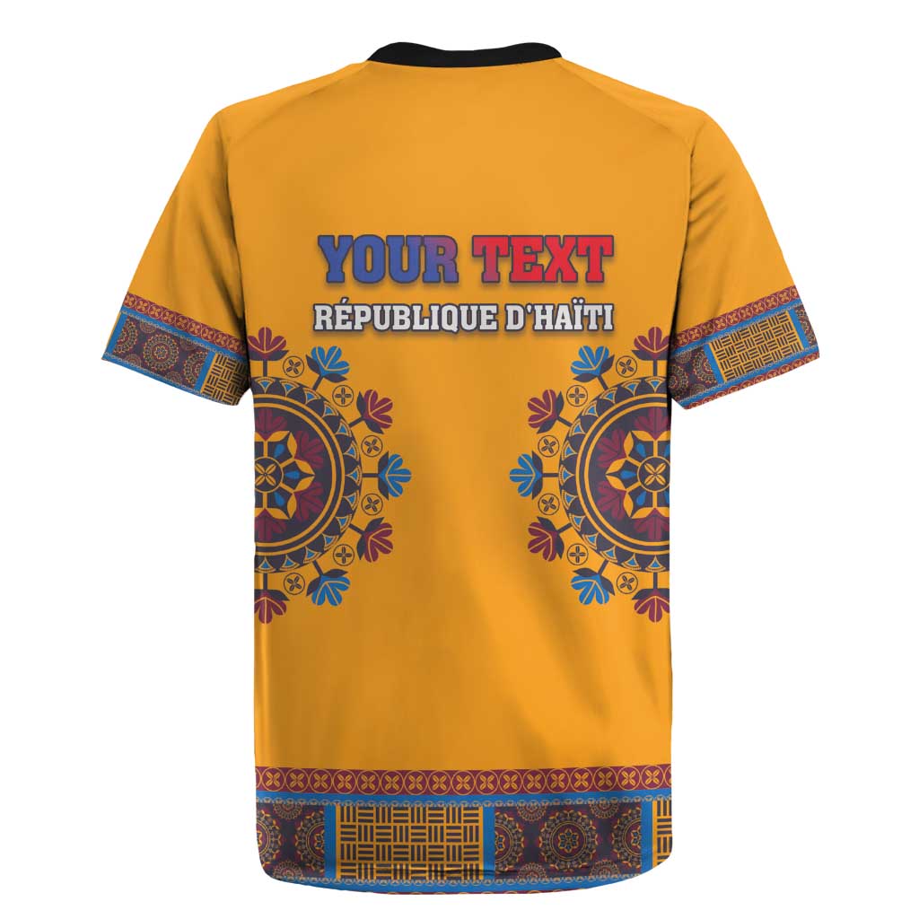 Personalized Haiti Dashiki Rugby Jersey - Wonder Print Shop