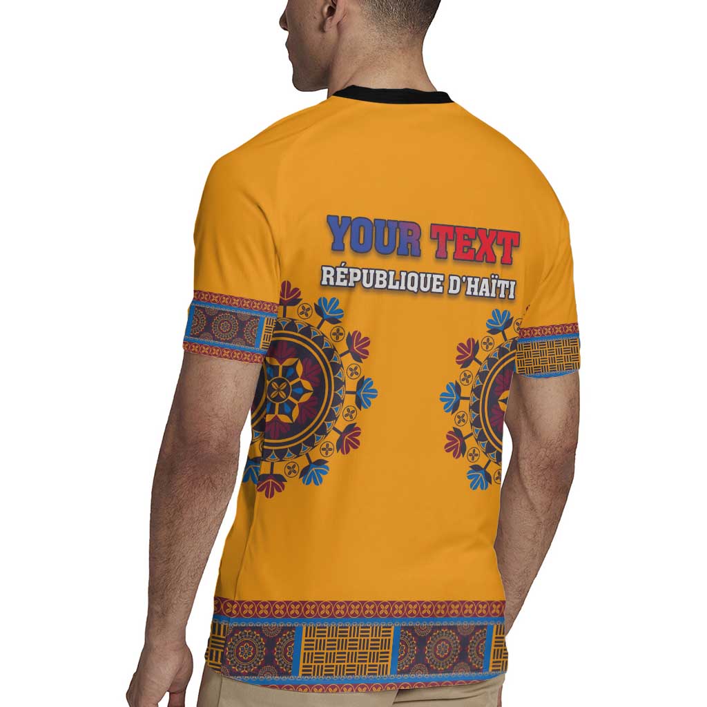 Personalized Haiti Dashiki Rugby Jersey - Wonder Print Shop