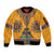 Personalized Haiti Dashiki Sleeve Zip Bomber Jacket - Wonder Print Shop
