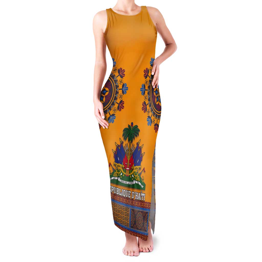 Personalized Haiti Dashiki Tank Maxi Dress - Wonder Print Shop