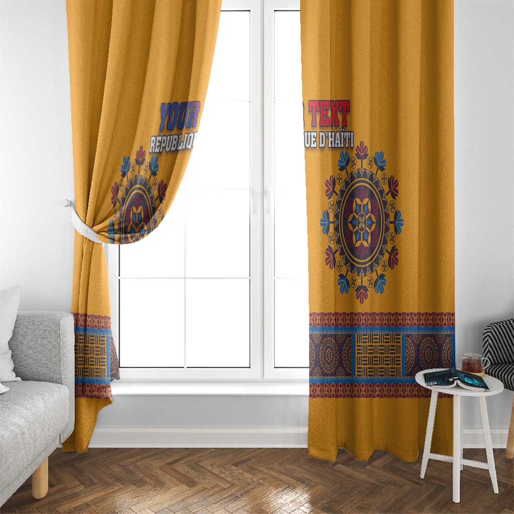 Personalized Haiti Dashiki Window Curtain - Wonder Print Shop