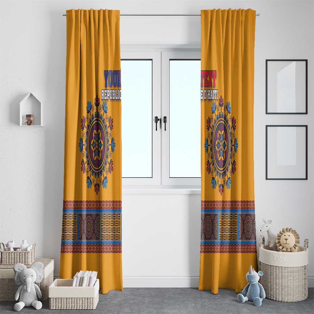 Personalized Haiti Dashiki Window Curtain - Wonder Print Shop