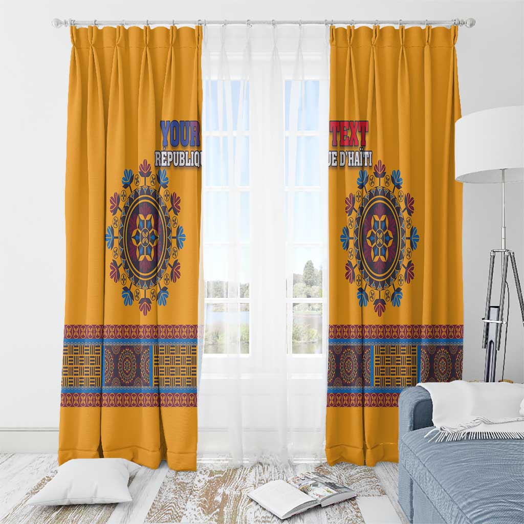 Personalized Haiti Dashiki Window Curtain - Wonder Print Shop