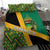 Jamaica Lion Rastafarian Bedding Set With Kente Pattern - Wonder Print Shop