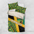 Jamaica Lion Rastafarian Bedding Set With Kente Pattern - Wonder Print Shop