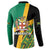 Jamaica Lion Rastafarian Button Sweatshirt With Kente Pattern - Wonder Print Shop