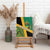Jamaica Lion Rastafarian Canvas Wall Art With Kente Pattern - Wonder Print Shop