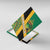 Jamaica Lion Rastafarian Canvas Wall Art With Kente Pattern - Wonder Print Shop