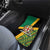Jamaica Lion Rastafarian Car Mats With Kente Pattern - Wonder Print Shop