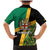 Jamaica Lion Rastafarian Family Matching Mermaid Dress and Hawaiian Shirt With Kente Pattern - Wonder Print Shop
