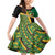 Jamaica Lion Rastafarian Family Matching Mermaid Dress and Hawaiian Shirt With Kente Pattern - Wonder Print Shop