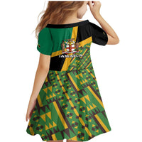 Jamaica Lion Rastafarian Family Matching Mermaid Dress and Hawaiian Shirt With Kente Pattern - Wonder Print Shop