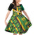 Jamaica Lion Rastafarian Family Matching Off Shoulder Short Dress and Hawaiian Shirt With Kente Pattern - Wonder Print Shop