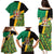 Jamaica Lion Rastafarian Family Matching Puletasi and Hawaiian Shirt With Kente Pattern - Wonder Print Shop
