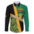 Jamaica Lion Rastafarian Family Matching Summer Maxi Dress and Hawaiian Shirt With Kente Pattern - Wonder Print Shop