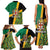 Jamaica Lion Rastafarian Family Matching Tank Maxi Dress and Hawaiian Shirt With Kente Pattern - Wonder Print Shop