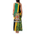 Jamaica Lion Rastafarian Family Matching Tank Maxi Dress and Hawaiian Shirt With Kente Pattern - Wonder Print Shop