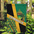 Jamaica Lion Rastafarian Garden Flag With Kente Pattern - Wonder Print Shop