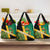 Jamaica Lion Rastafarian Grocery Bag With Kente Pattern