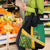 Jamaica Lion Rastafarian Grocery Bag With Kente Pattern