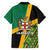 Jamaica Lion Rastafarian Hawaiian Shirt With Kente Pattern - Wonder Print Shop