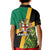 Jamaica Lion Rastafarian Kid Polo Shirt With Kente Pattern - Wonder Print Shop