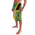 Jamaica Lion Rastafarian Lavalava With Kente Pattern - Wonder Print Shop