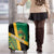 Jamaica Lion Rastafarian Luggage Cover With Kente Pattern - Wonder Print Shop