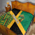 Jamaica Lion Rastafarian Quilt With Kente Pattern - Wonder Print Shop