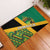 Jamaica Lion Rastafarian Rubber Doormat With Kente Pattern - Wonder Print Shop