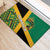 Jamaica Lion Rastafarian Rubber Doormat With Kente Pattern - Wonder Print Shop