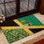 Jamaica Lion Rastafarian Rubber Doormat With Kente Pattern - Wonder Print Shop
